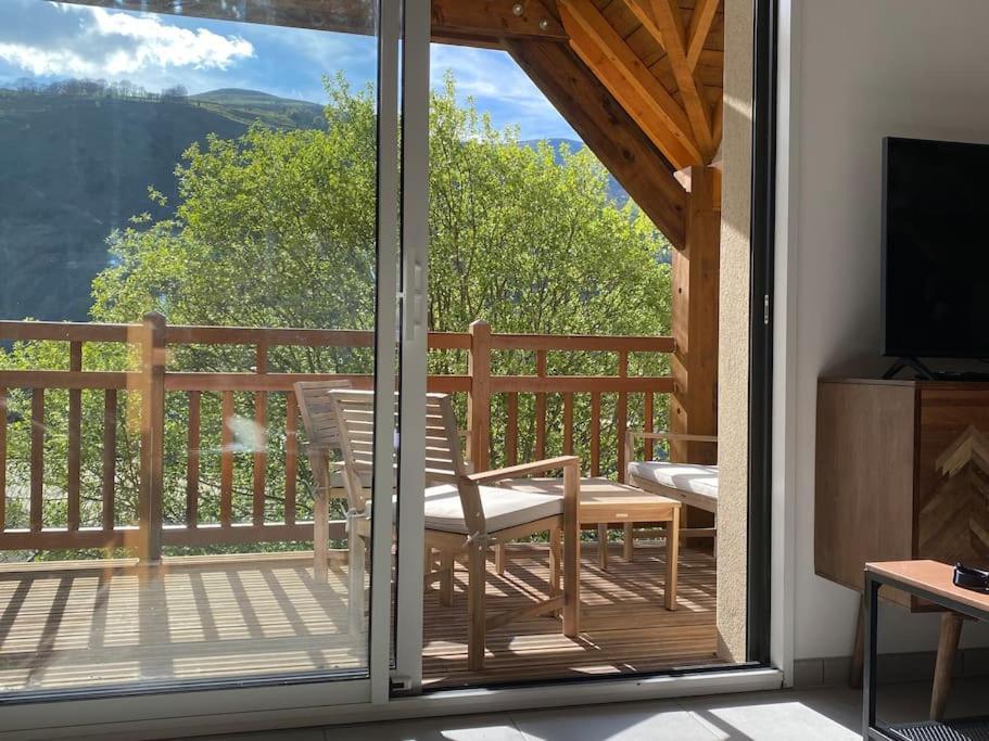 Charmant T4 Duplex Vue Montagne Loudenvielle Exterior photo